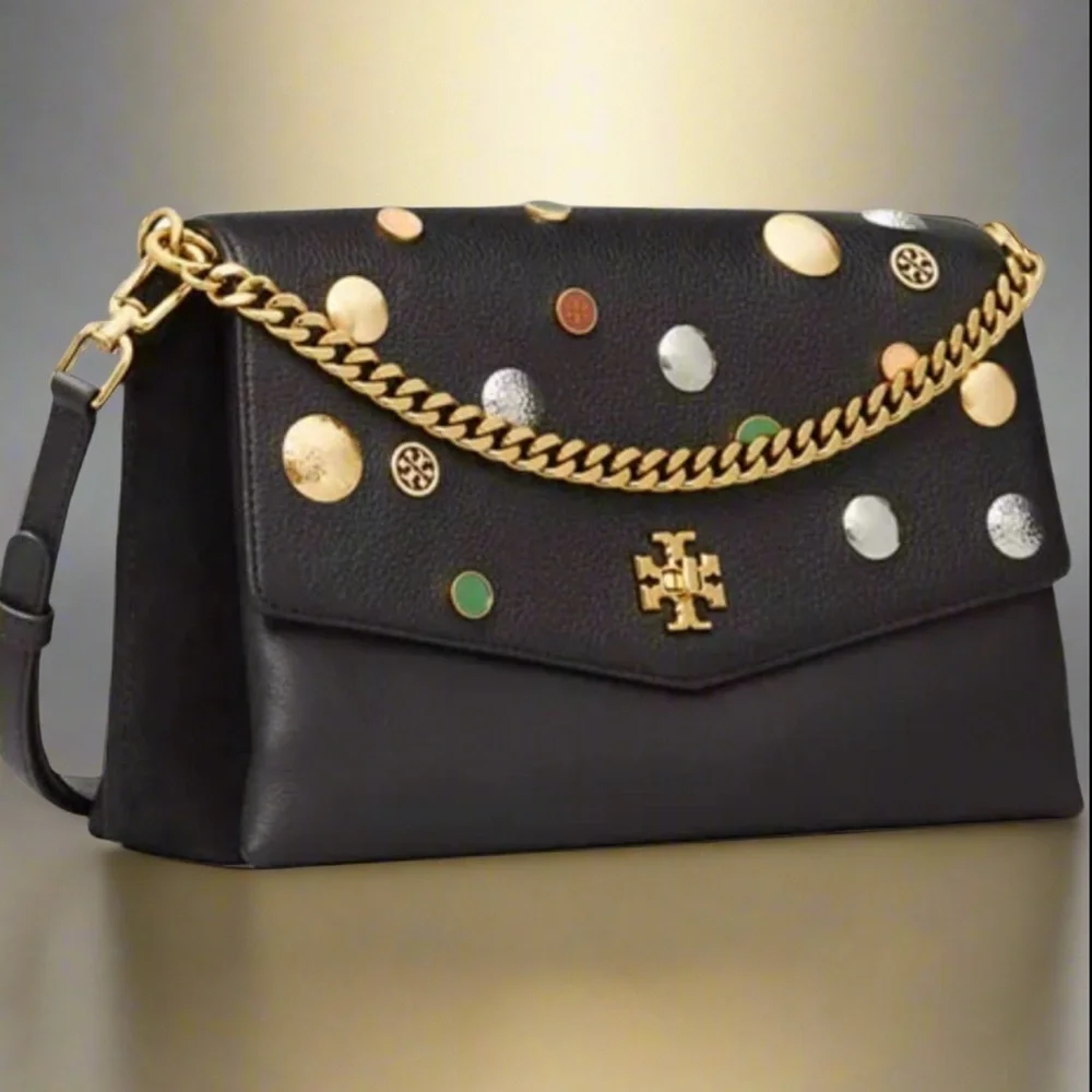NWT Tory Burch Authentic Kira Mixed Materials Embellished Bag Limited Edition